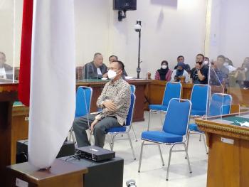Sidang Dakwaan Pemberi Suap PMB Unila, JPU Sebut Karomani Minta Furniture Gedung LNC Kepada TerdakwaÂ 